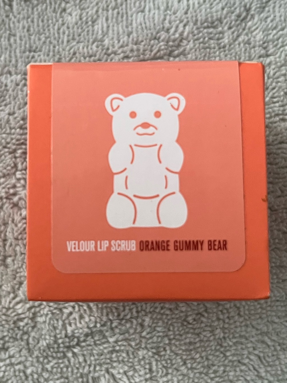 Jeffree Star Orange Velour Lip Scrub Box